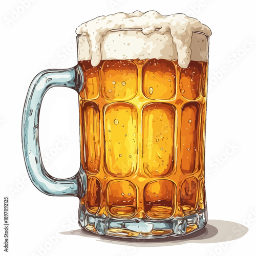 Delicious Beer Very Fresh Design