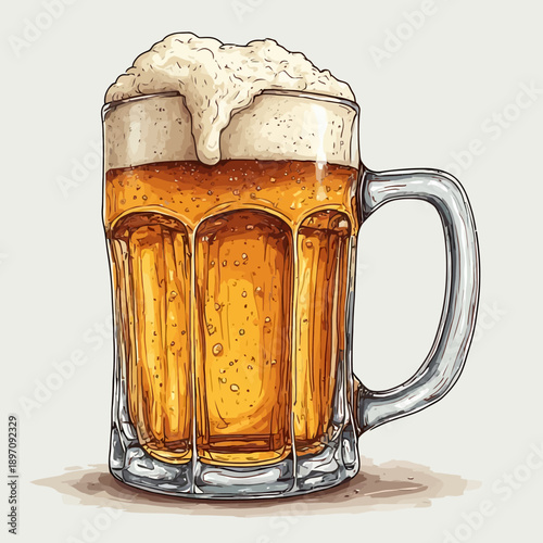 Delicious Beer Very Fresh Design