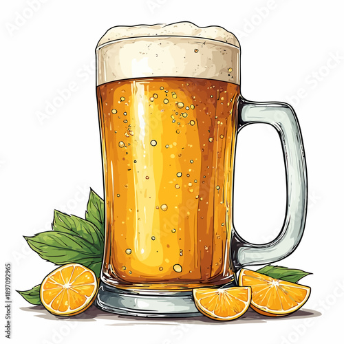 Delicious Beer Very Fresh Design