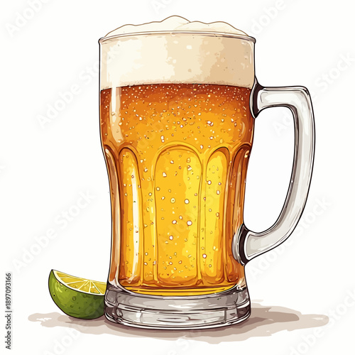 Delicious Beer Very Fresh Design