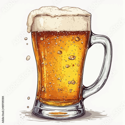 Delicious Beer Very Fresh Design