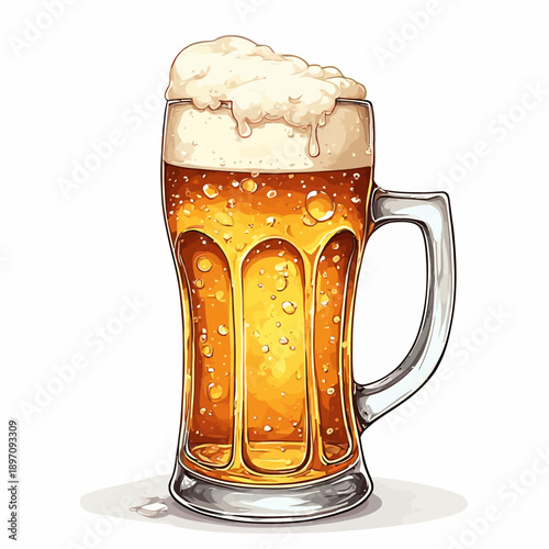 Delicious Beer Very Fresh Design