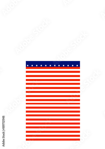 american flag vector illustration