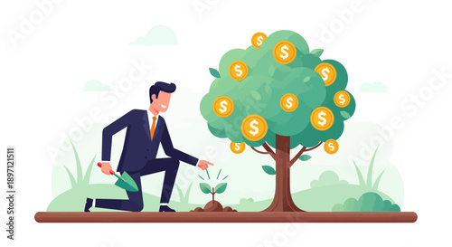 Financial Growth and Investment in Business through Planting and Nurturing Money Trees for Prosperity and Wealth Creation