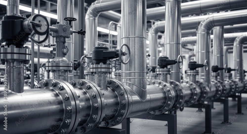 Obraz premium pipes and valves