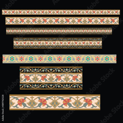 abstract horizontal less border black ground design