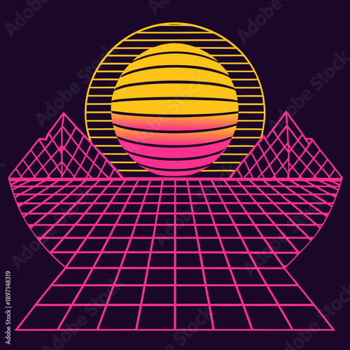 Distorted grid shapes isolated. Retrofuturistic warped mesh grid. Curved mesh abstract elements. Retro punk design element. Vector curve surface background.