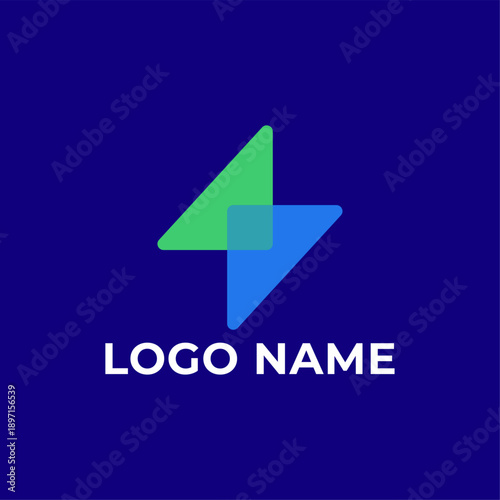 Free Download Modern Abstract Shape Logo Design for Startup, Technology, and Digital Brand - GFXLoad