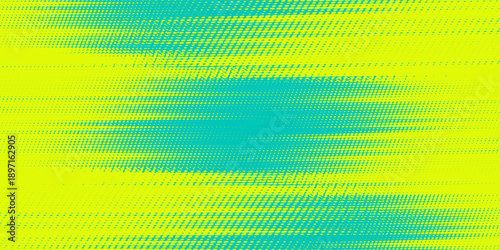 Neon green yellow background with grunge texture brush strokes. Squiggle bold smears template. Grainy bold bright brush strokes. Punk neon vector texture background. Backdrop street art design.