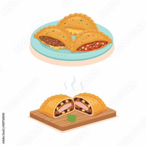 Delicious Latin American Empanadas Food