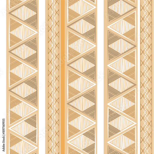 Colorful Latin American background with brown and yellow elements