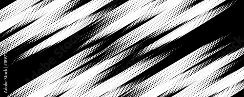 Schilderij op canvas Rough dynamic halftone background