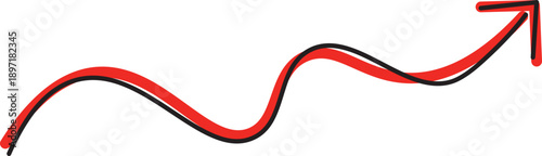 vector illustration of an arrow