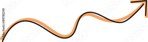 vector illustration of an arrow