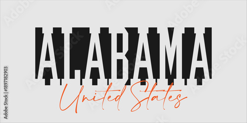 Retro typography university united states state vintage slogan print, 
highlighted grunge texture for graphic t-shirt or sweatshirt hoodie - Vector