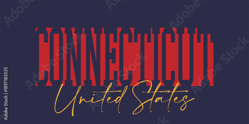 Retro typography university united states state vintage slogan print, 
highlighted grunge texture for graphic t-shirt or sweatshirt hoodie - Vector