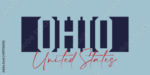 Retro typography university united states state vintage slogan print, 
highlighted grunge texture for graphic t-shirt or sweatshirt hoodie - Vector