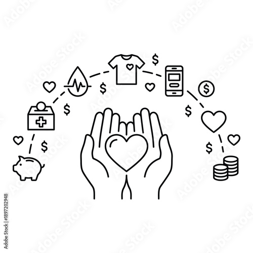 Creative Problem Solving Idea Generation Vector Illustration with Abstract Elements