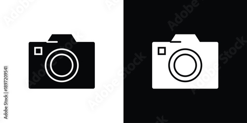 Camera Icon Sheet Black And White