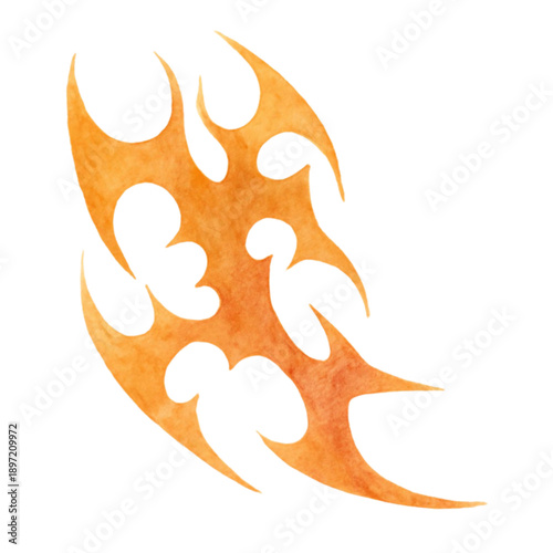 vector illustration of a fire