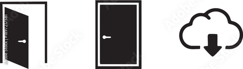 Door Open Door Closed Download Cloud Access Storage