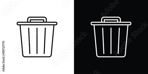 Trash Icon Sheet Black And White