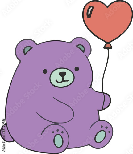 Cute blue cartoon cat curled up sleeping peacefully