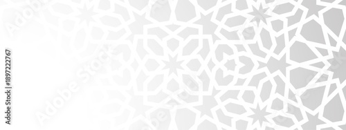 Overlay shadow ramadan with pattern islamic islam and geometric abstract arab. Gray art fabric with invitation culture line and indian elegant vector. Template design overlay with muslim.