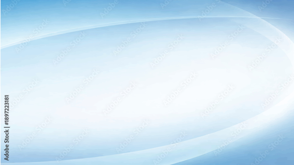 Obraz premium Flowing blue abstract background featuring soft water waves and light vector lines in a curved artistic pattern for a modern sea texture wallpaper design