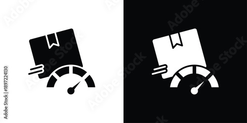 Fast Icon Sheet Black And White