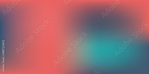 Abstract Gradient Background with Coral and Teal Hues.