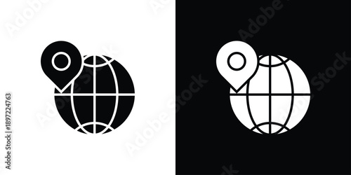 Global Icon Sheet Black And White