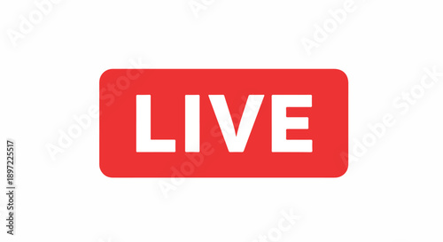 Universal 'LIVE' emblem signifying immediate broadcast, continuous feed, and real-time event participation in digital media