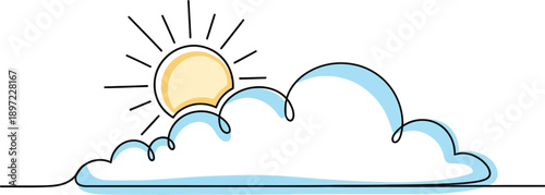 Sunny Weather Cloud Illustration