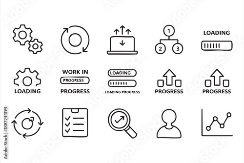 UI Progress Bars and Automation Process Icons