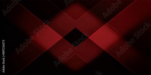 Dark Red Geometric Abstract Background with Diamond Shapes.