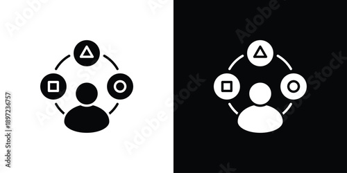 Adapt Icon Sheet Black And White