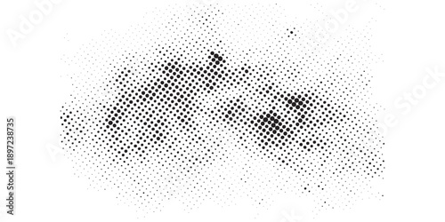 Abstract Halftone Dot Pattern Texture Overlay.