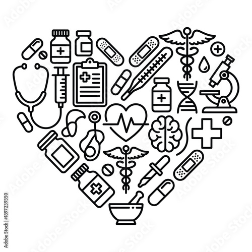 Global Digital Communication and Social Network Connection Flat Vector