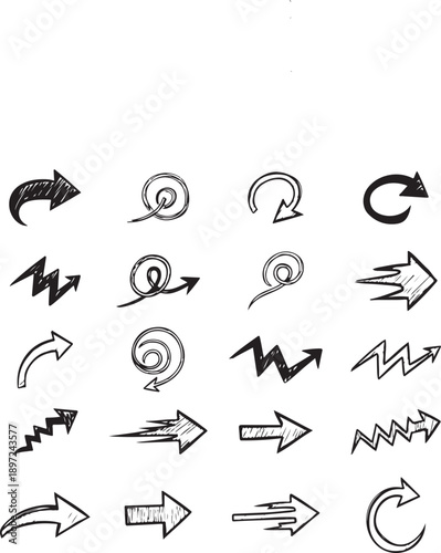 Organic Hand-Sketch Underline & Divider Elements Pack