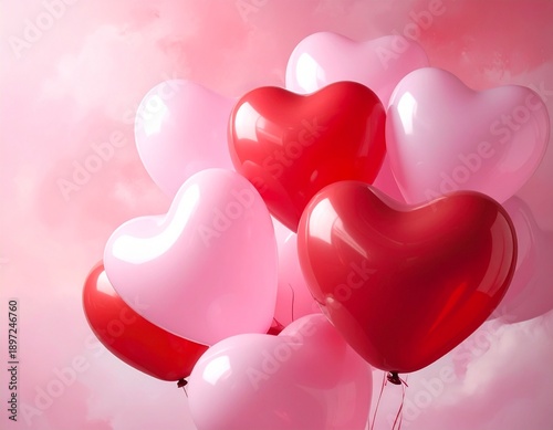 heart shaped balloons