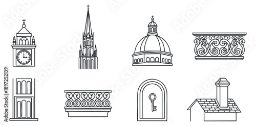 A collection of diverse cartoon character portraits in line art style, showcasing various expressions and hairstyles, suitable for educational and social projects