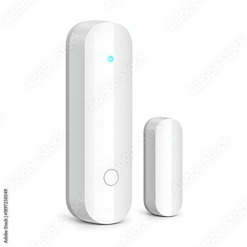 Wallpaper Mural Smart Window Door Sensor Isolated on White Background Torontodigital.ca