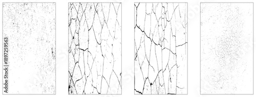 Abstract grunge rectangular texture collection 