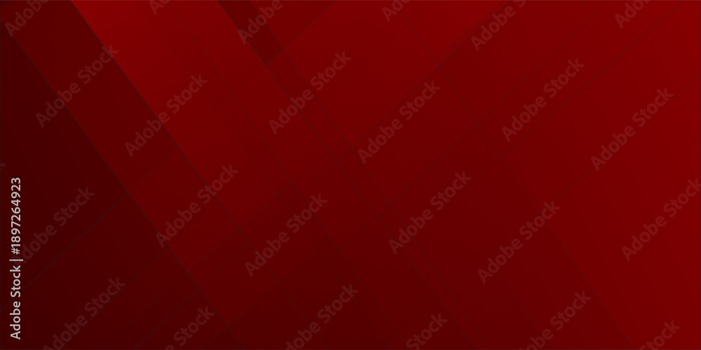 Obraz premium Red line with white architecture futuristic background minimal concept vector illustration subtle design.