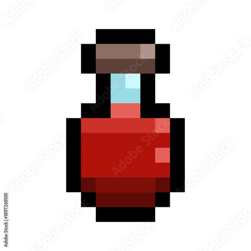 pixel potion bottle