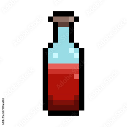 pixel potion bottle