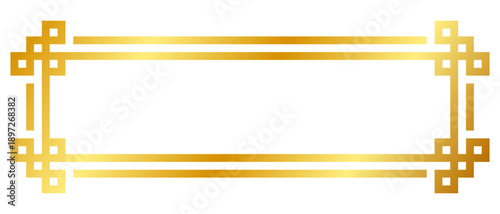 golden chinese banner