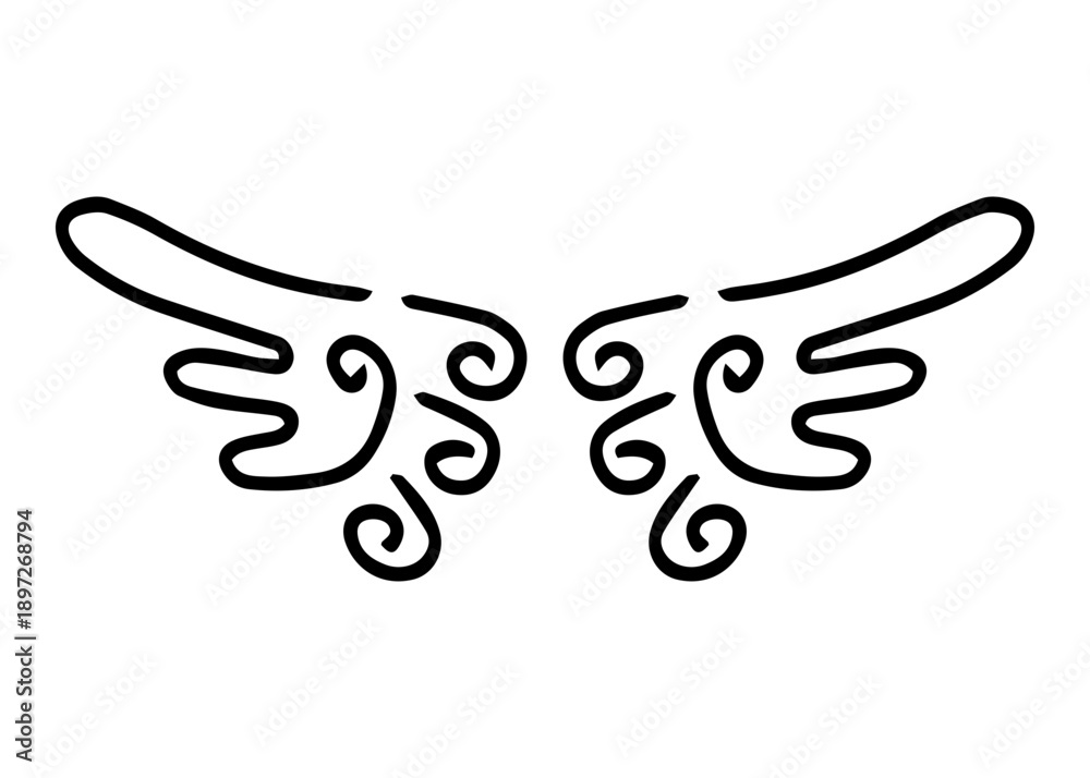 Obraz premium roll line wings