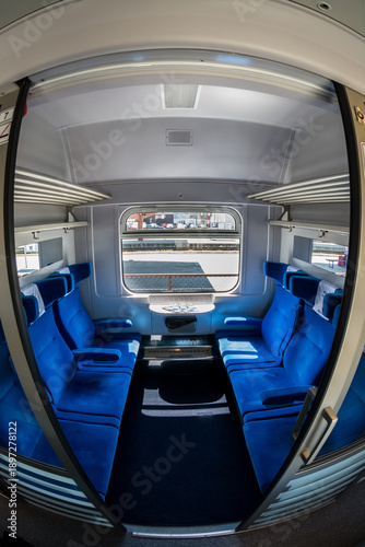 Przedział kolejowy wagonu 